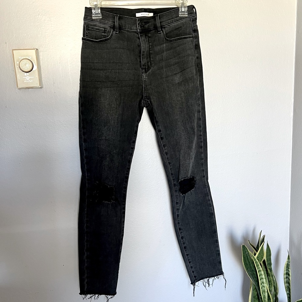 PacSun distressed high rise jegging